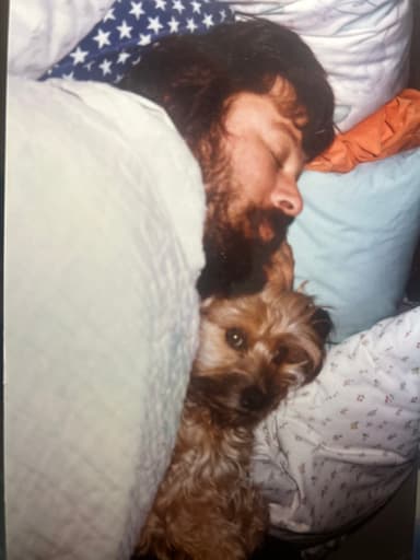 Billy with rescue dogs 4